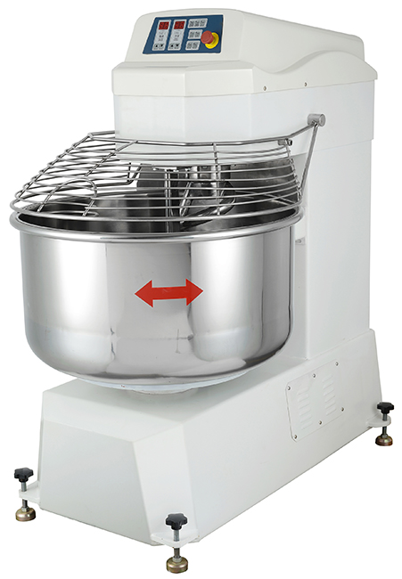 100KG Flour Double-Motor Spiral Mixer